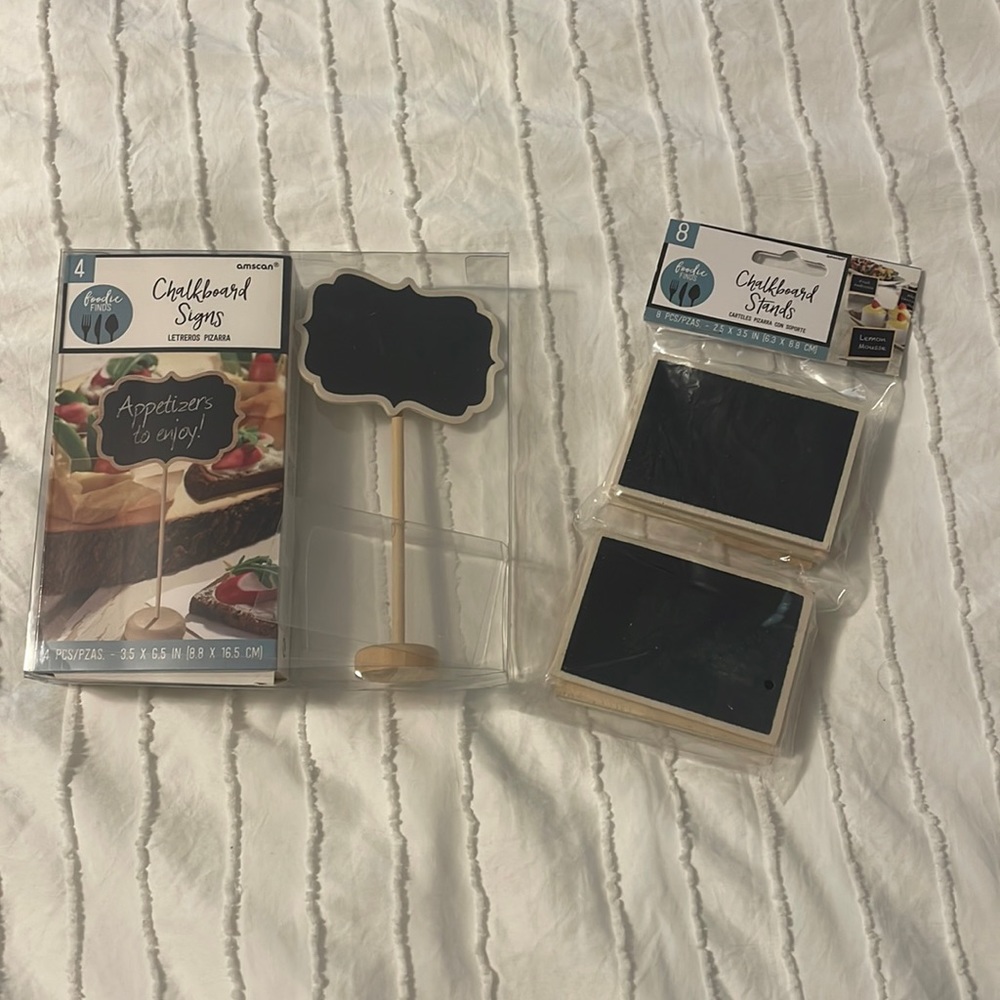 Chalkboard Signs/Stands - Picture 1 of 1